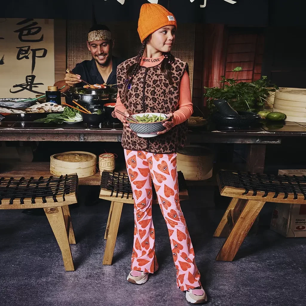 Broek FLARED Sille (sorbet pink)