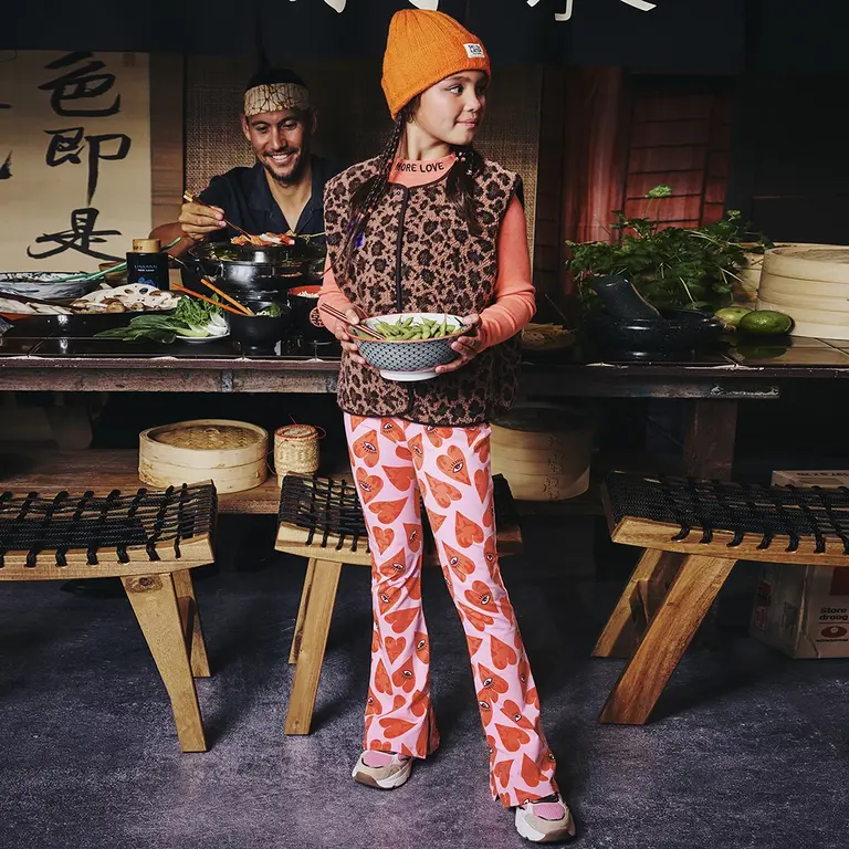 Broek FLARED Sille (sorbet pink)