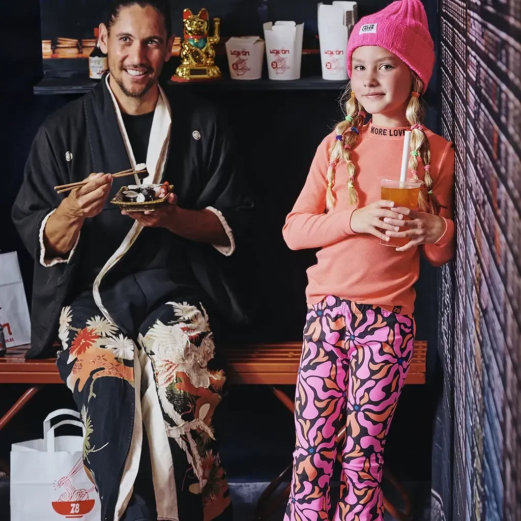 Broek FLARED Ivora (night sky)