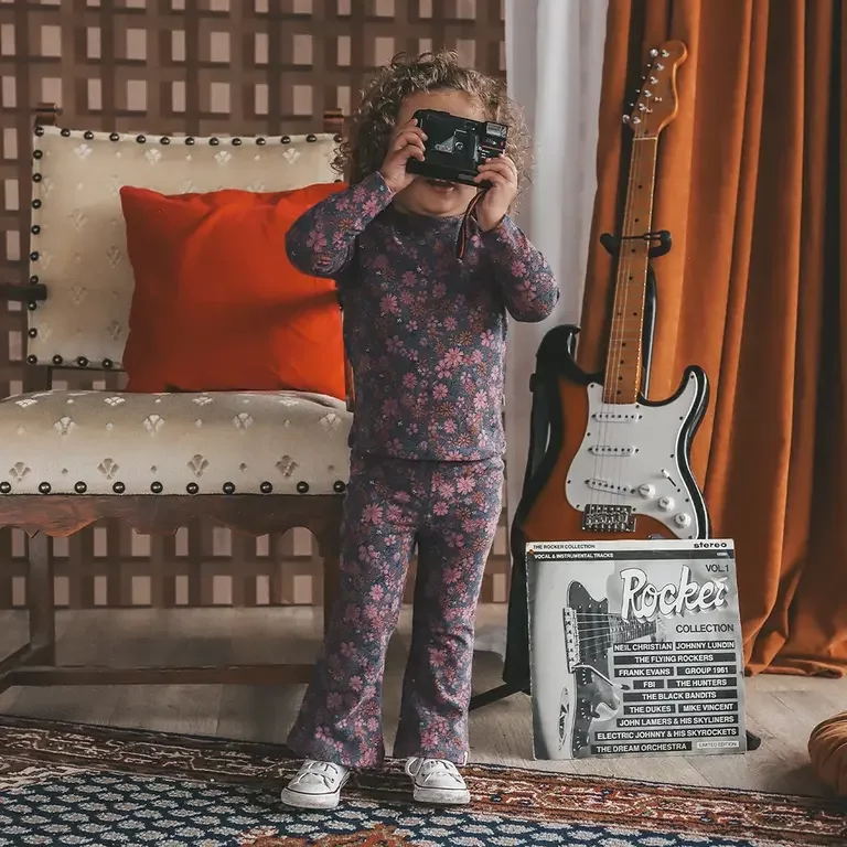 Broek flared (multicolor)