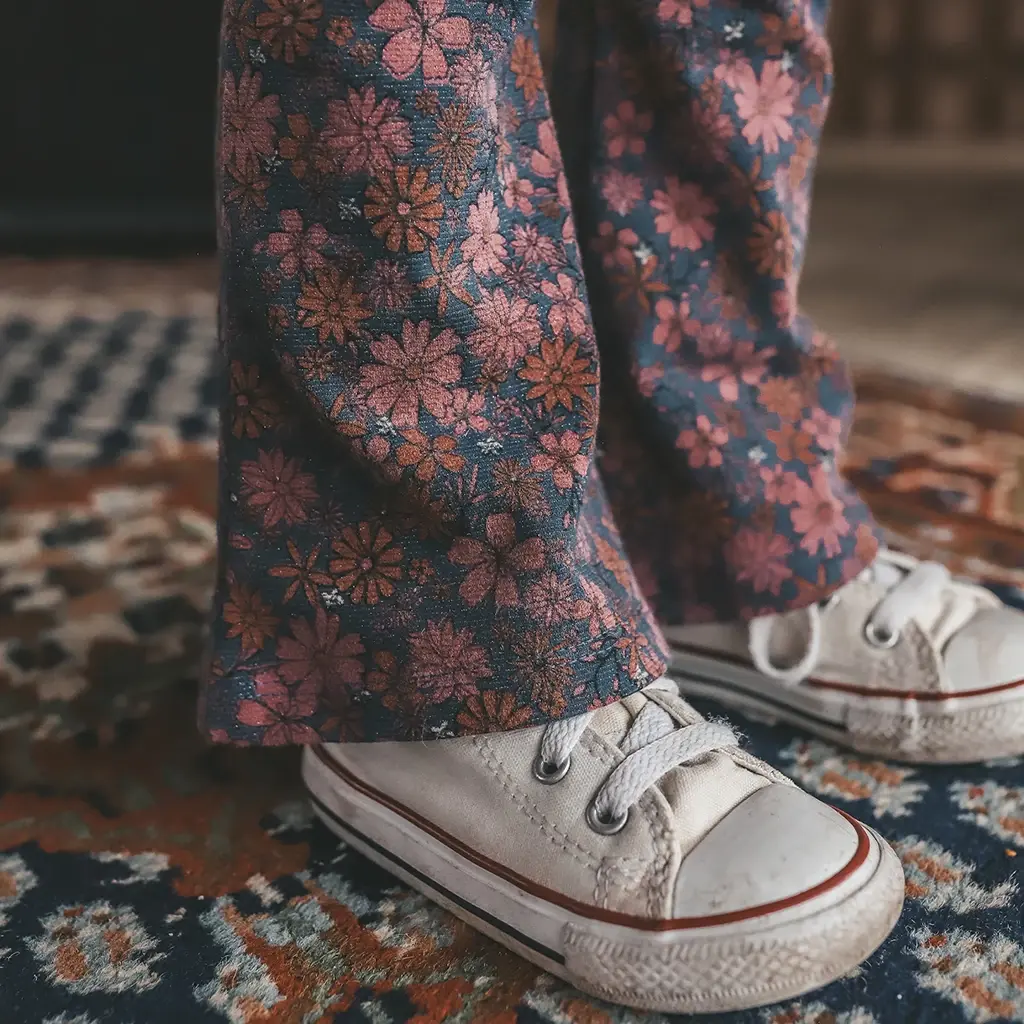 Broek flared (multicolor)