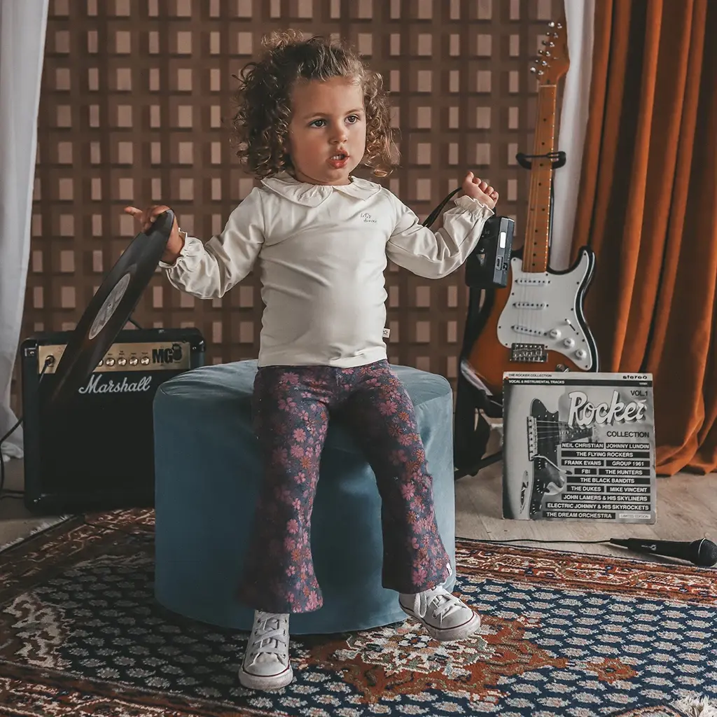 Broek flared (multicolor)