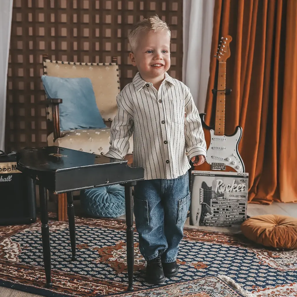 Overhemd stripe (birch)