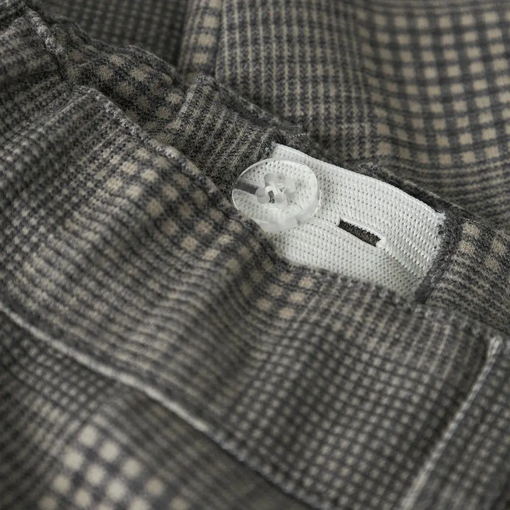 Broek XSLIM FIT Silas (black checks)