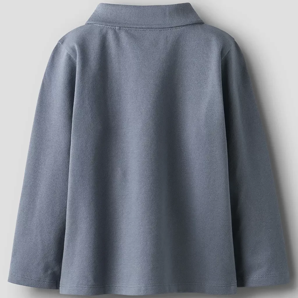 Polo shirt met strikje Rogula (flint stone)