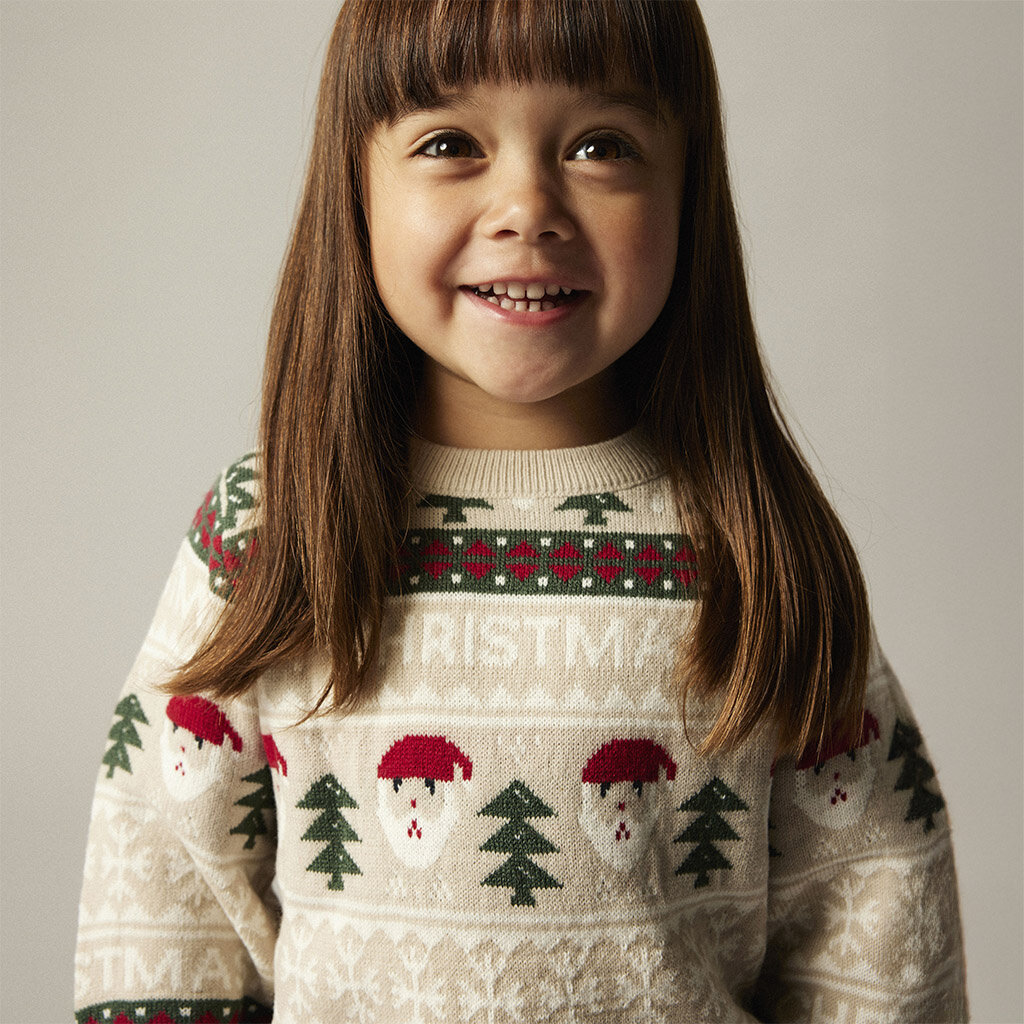 KERST gebreide trui Rastokka (peyote)