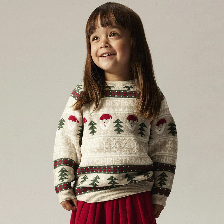 KERST gebreide trui Rastokka (peyote)