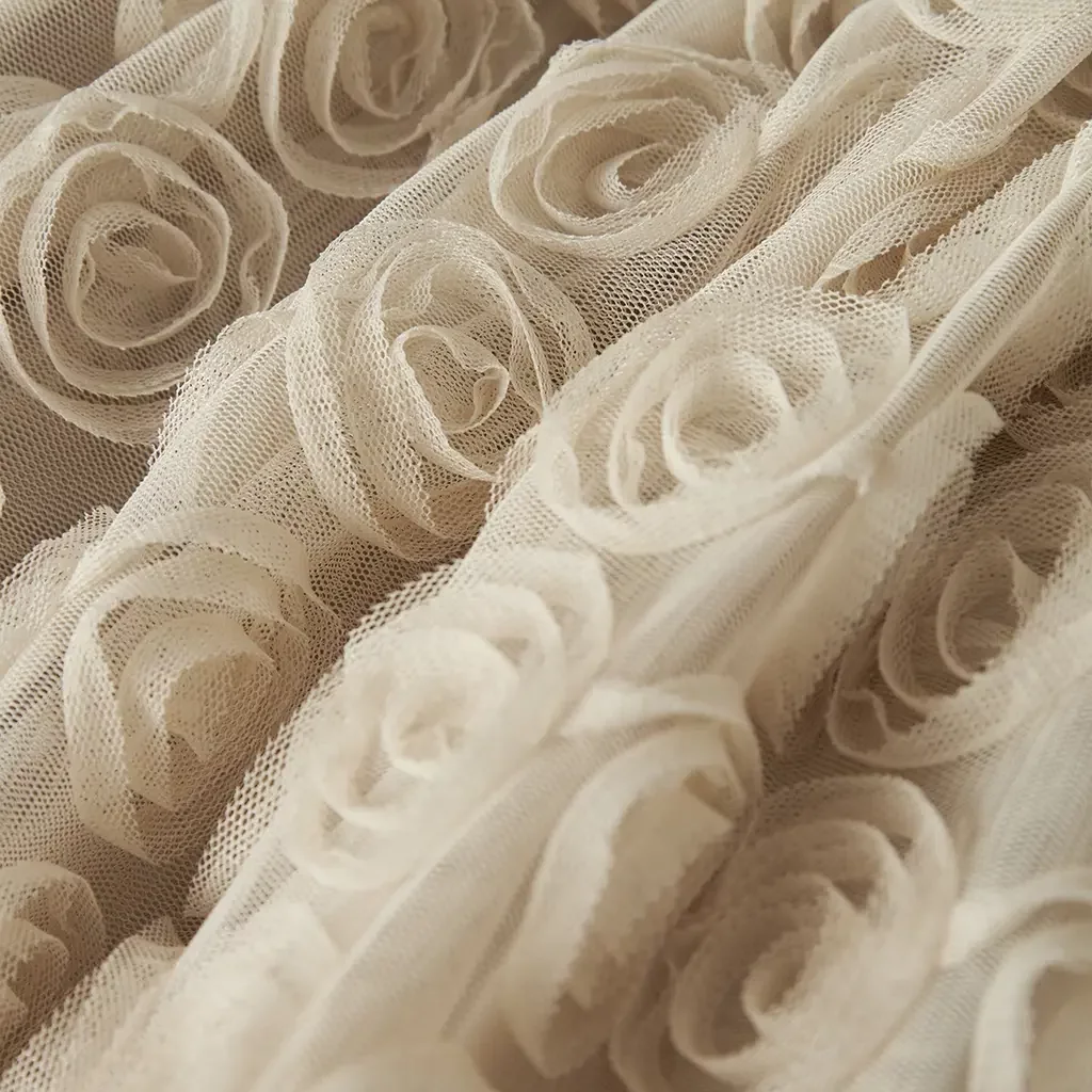 Jurk tulle Sykia (cement)