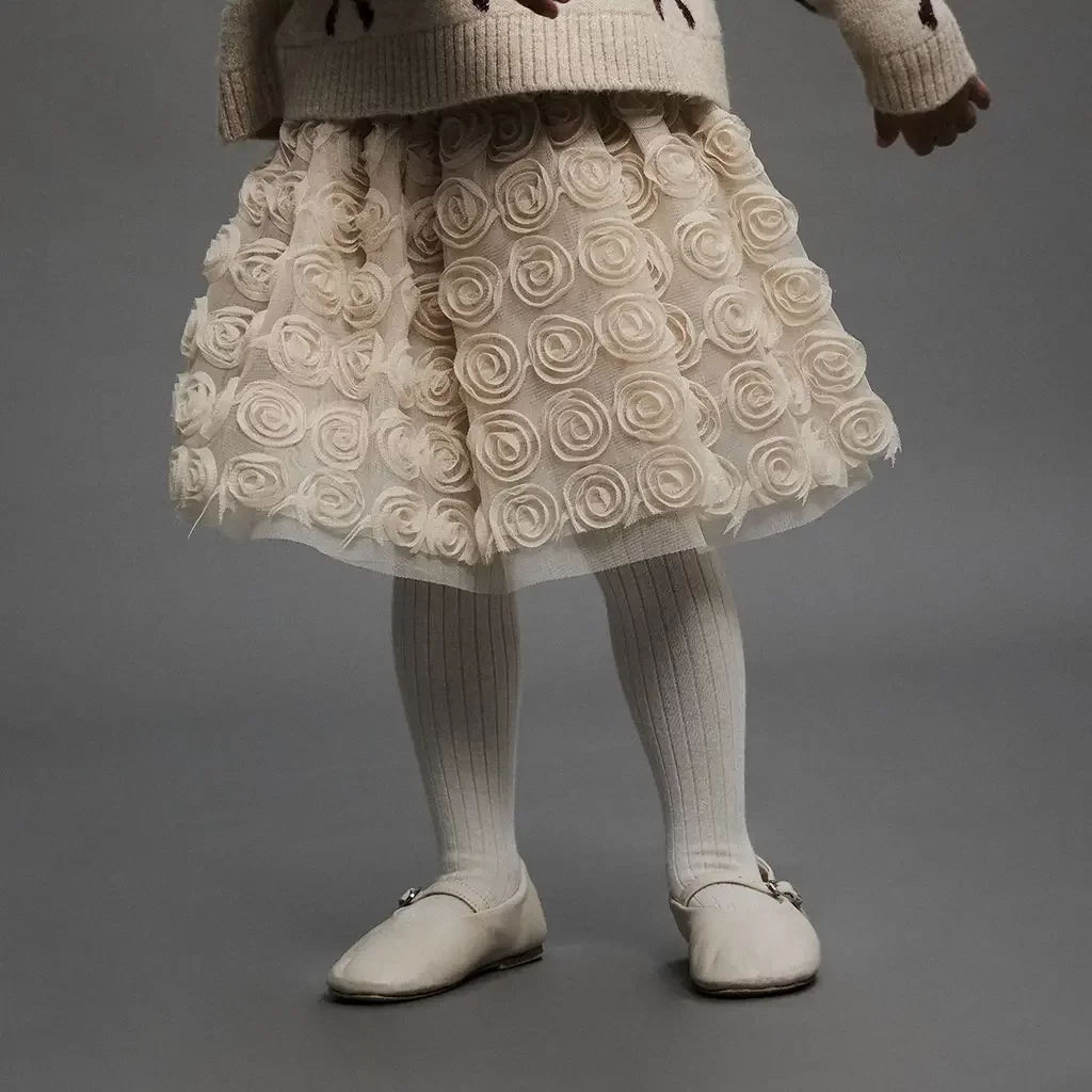 Rokje tulle Sykia (cement)