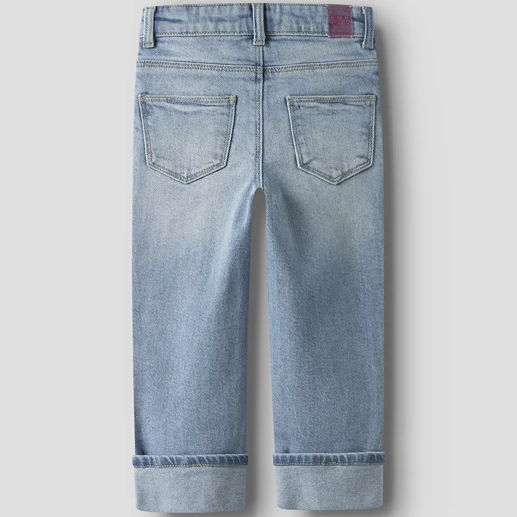 Jeans STRAIGHT/FOLD Rose (light blue denim)