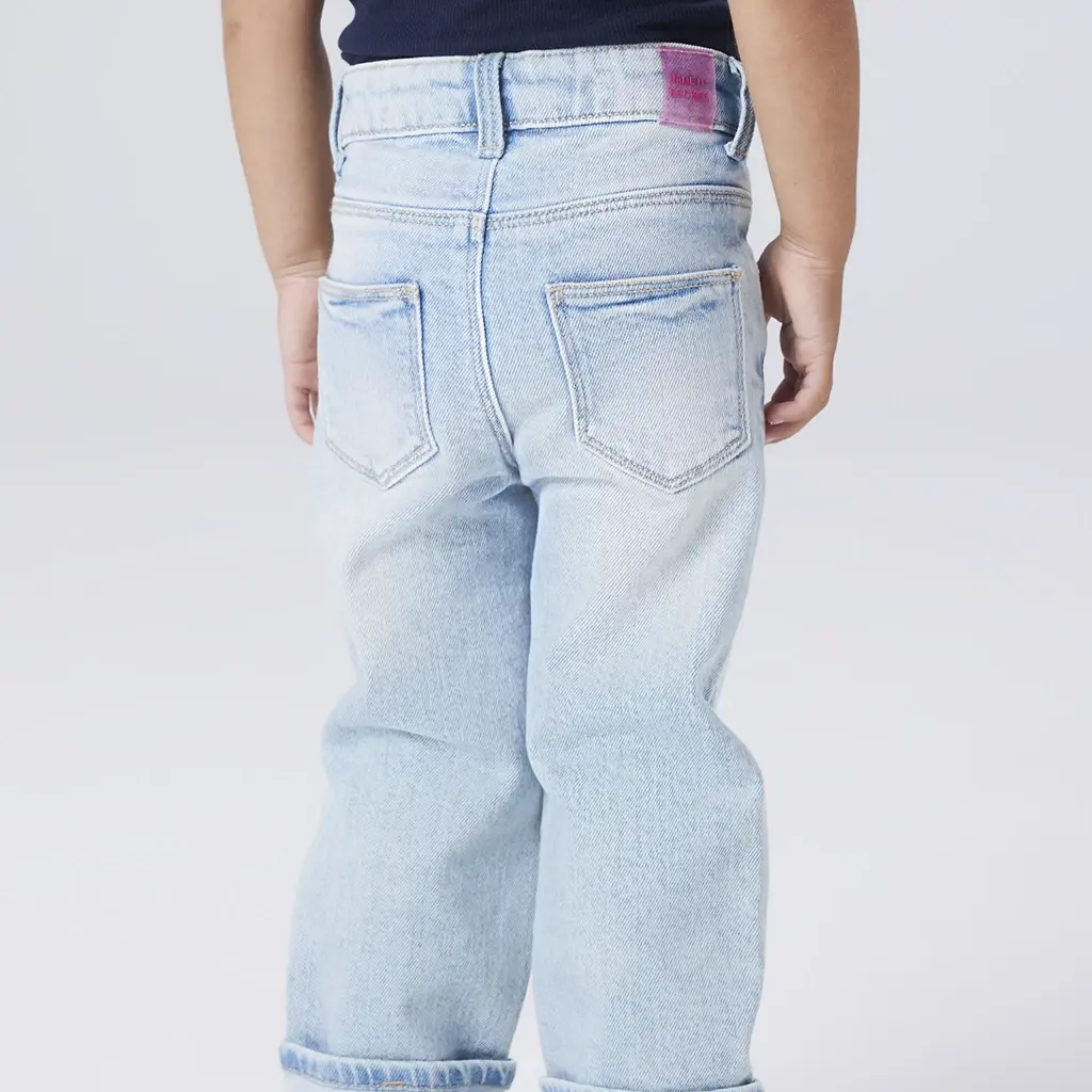 Jeans STRAIGHT/FOLD Rose (light blue denim)