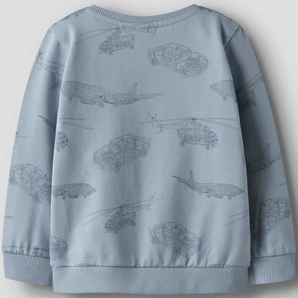 Trui sweat Varon (dusty blue)