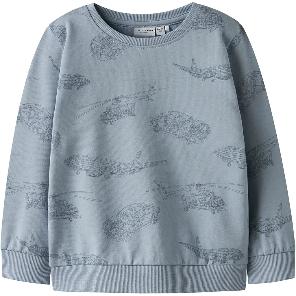 Trui sweat Varon (dusty blue)