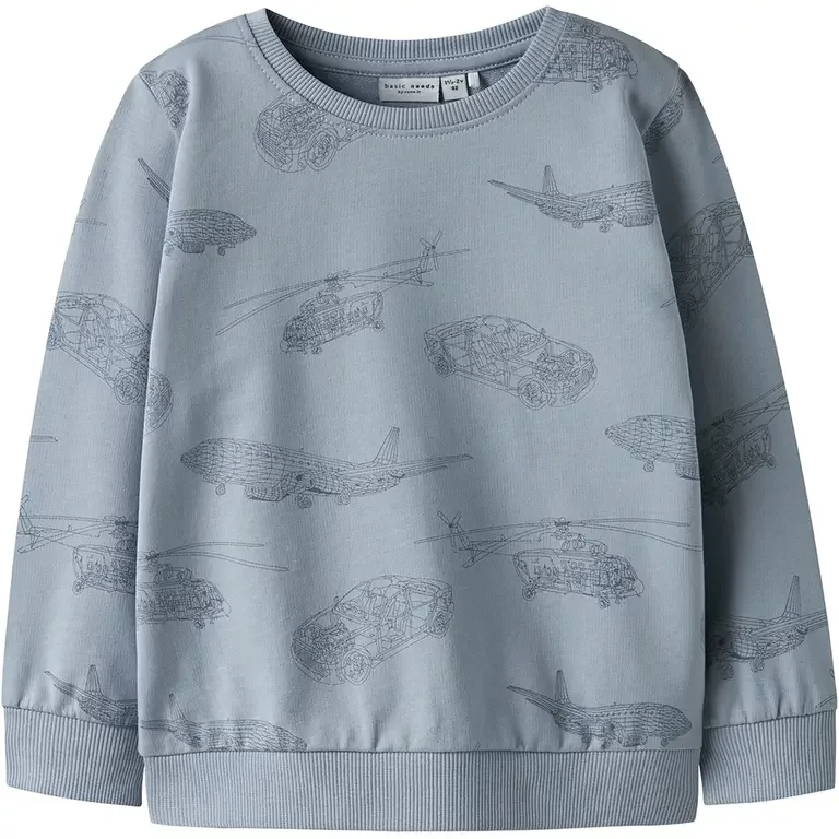 Trui sweat Varon (dusty blue)