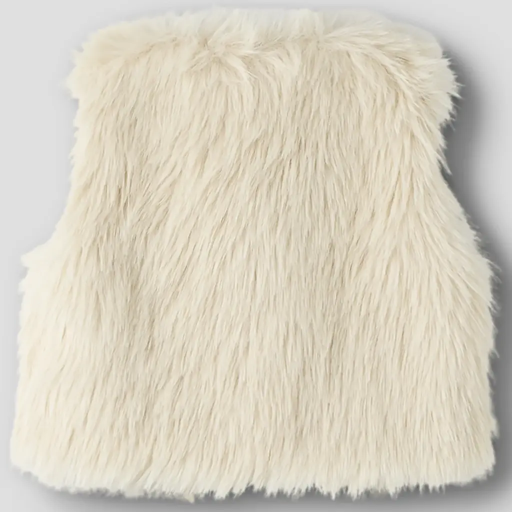 Gilet fake fur Sully (cement)