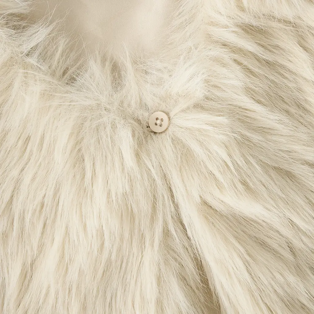 Gilet fake fur Sully (cement)