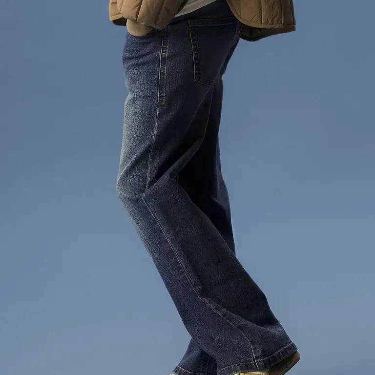 Jeans WIDE LEG Rose (medium blue denim)