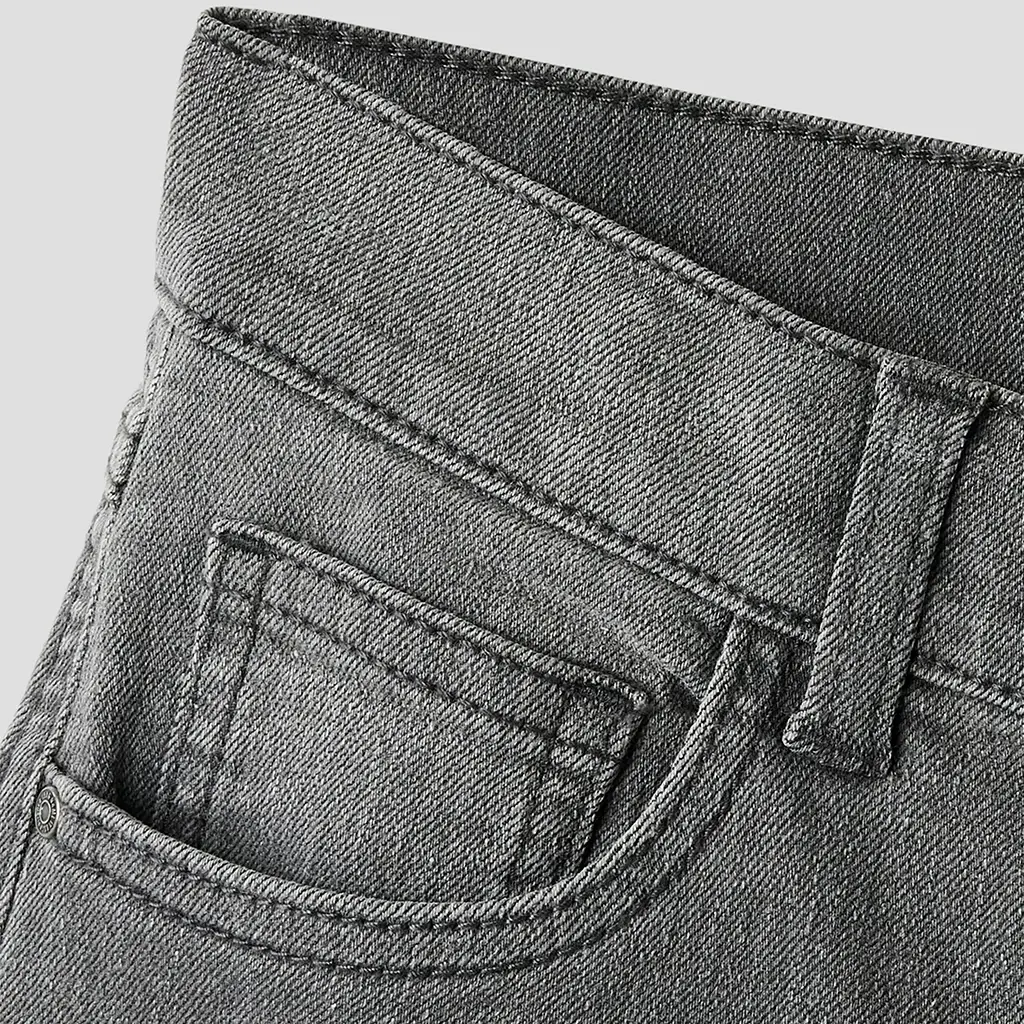 Jeans WIDE LEG Rose (medium grey denim)