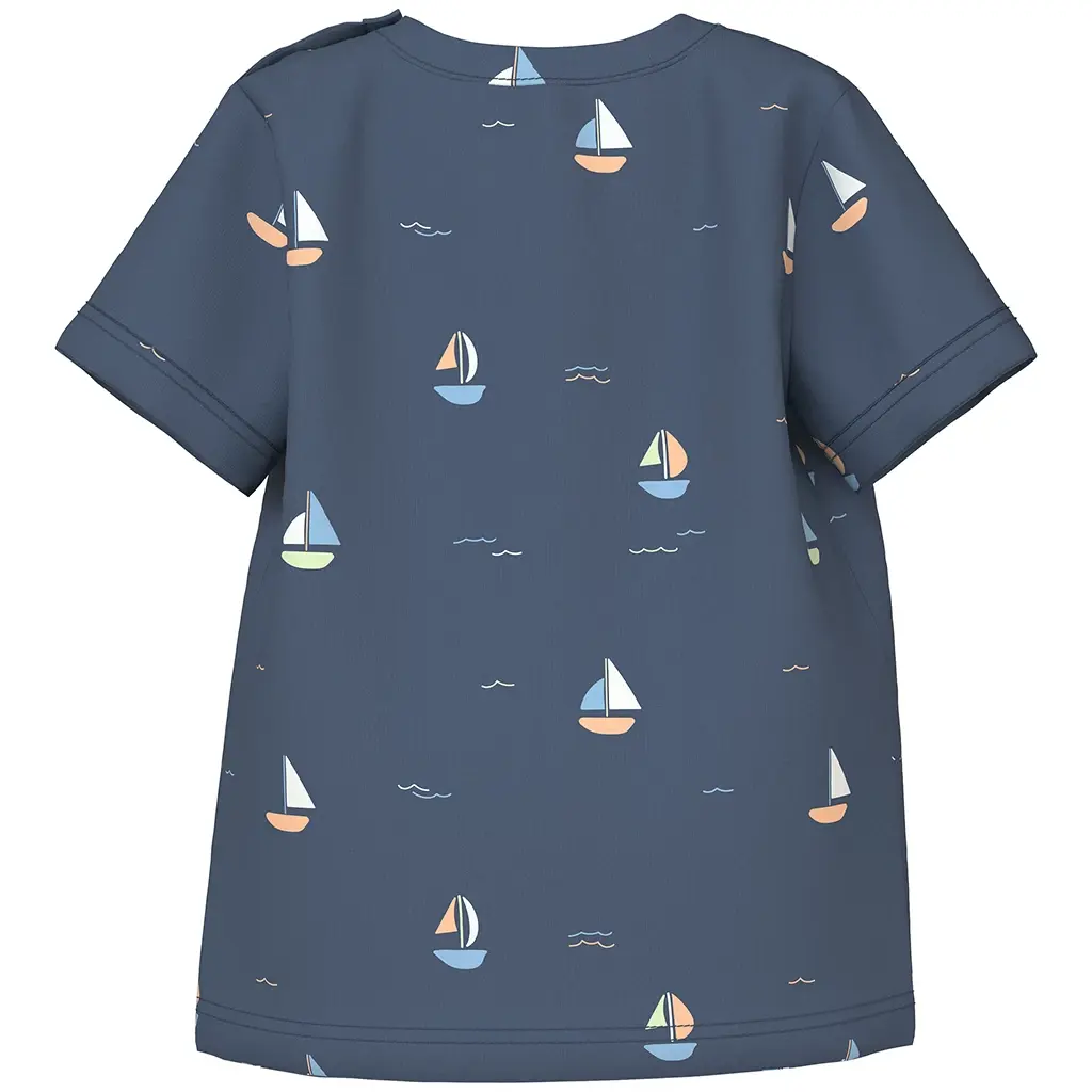 T-shirt Vroels (vintage indigo boat)