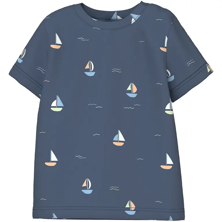 T-shirt Vroels (vintage indigo boat)