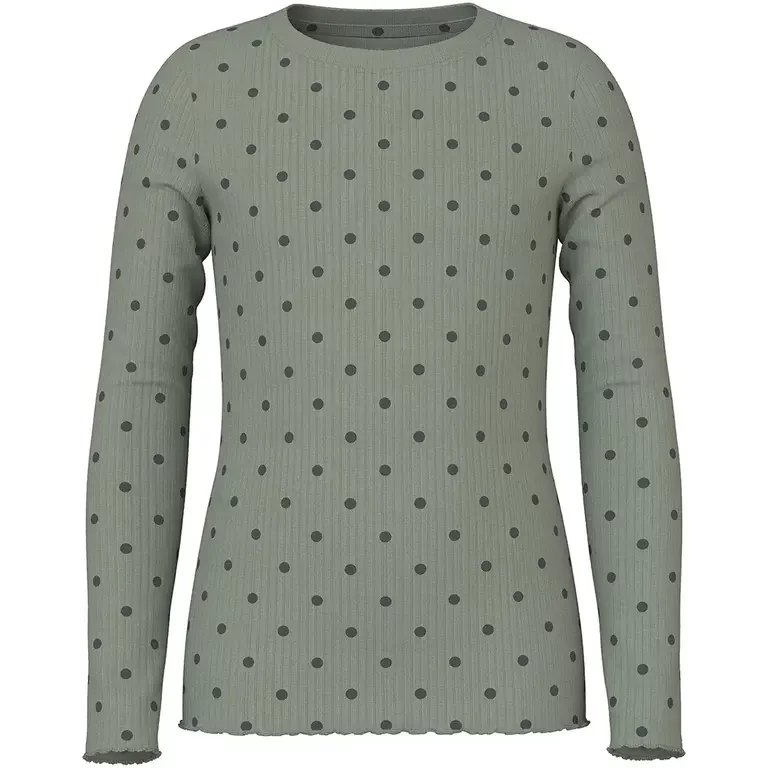 Longsleeve rib SLIM Vemma (shadow/urban chic)