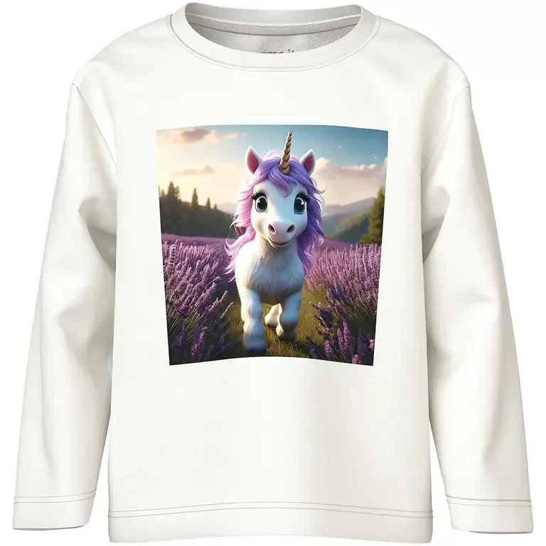 Longsleeve Votea (cloud dancer lavender unicorn)