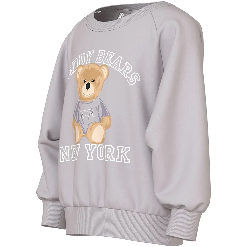 Trui sweat Venus (lilac marble teddy bear)