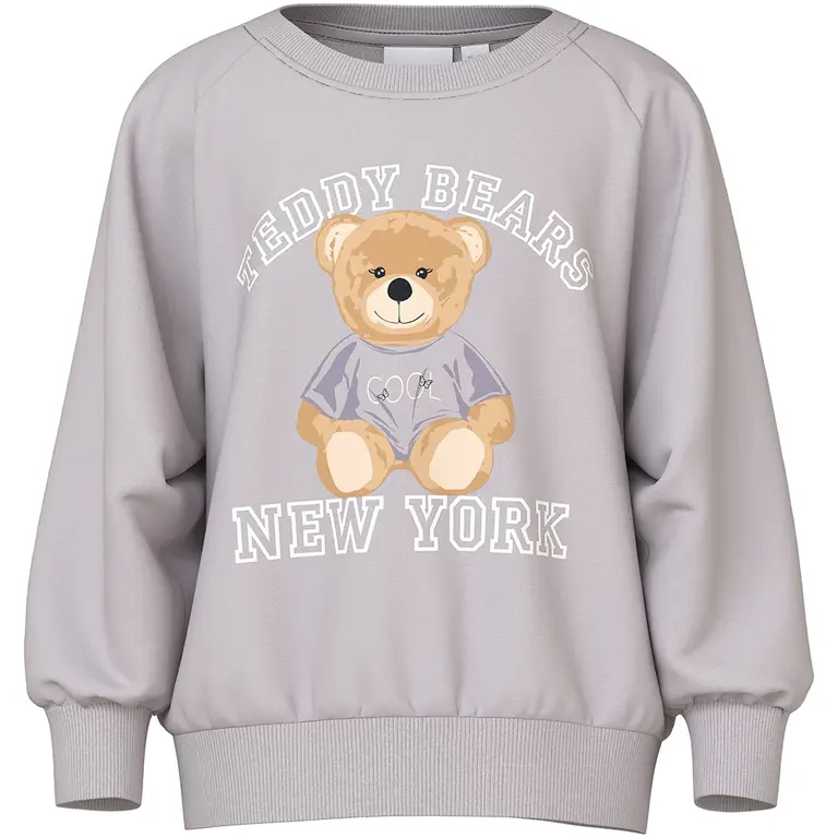 Trui sweat Venus (lilac marble teddy bear)