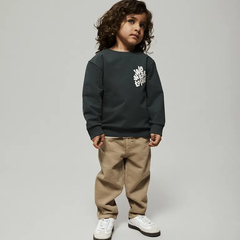 Broek twill TAPARED Silas (chincilla)