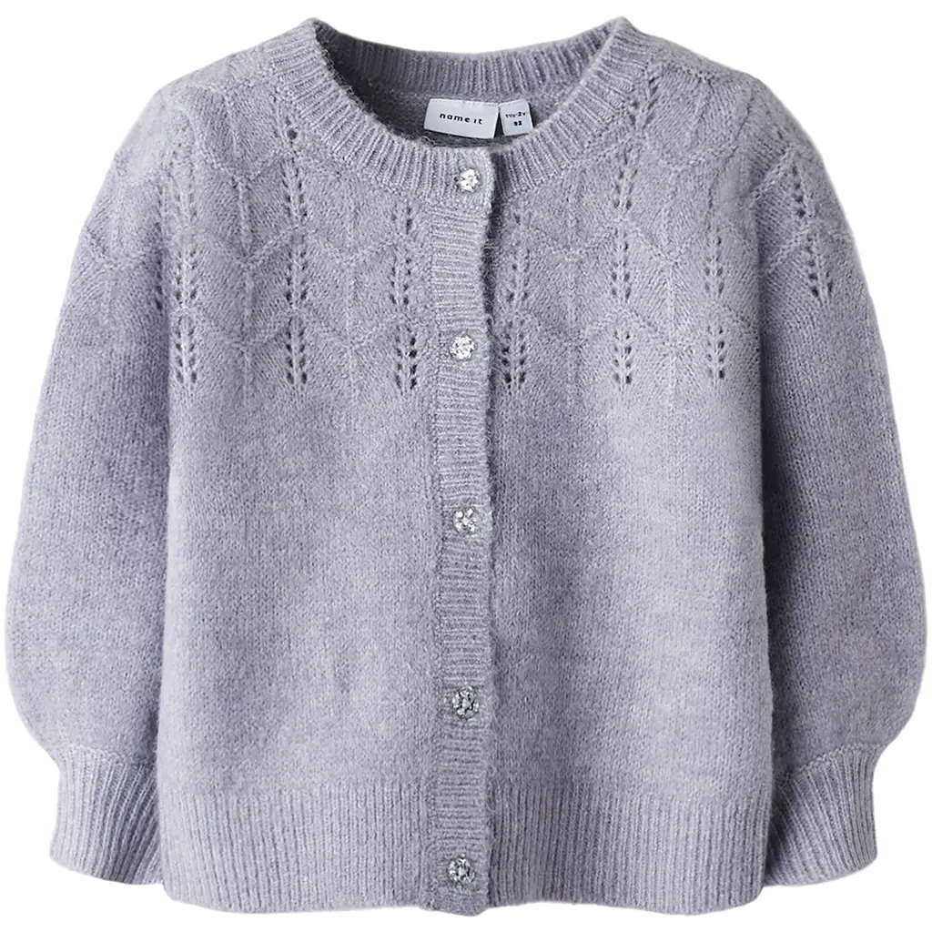Gebreid vestje Batrilla (lavender gray)