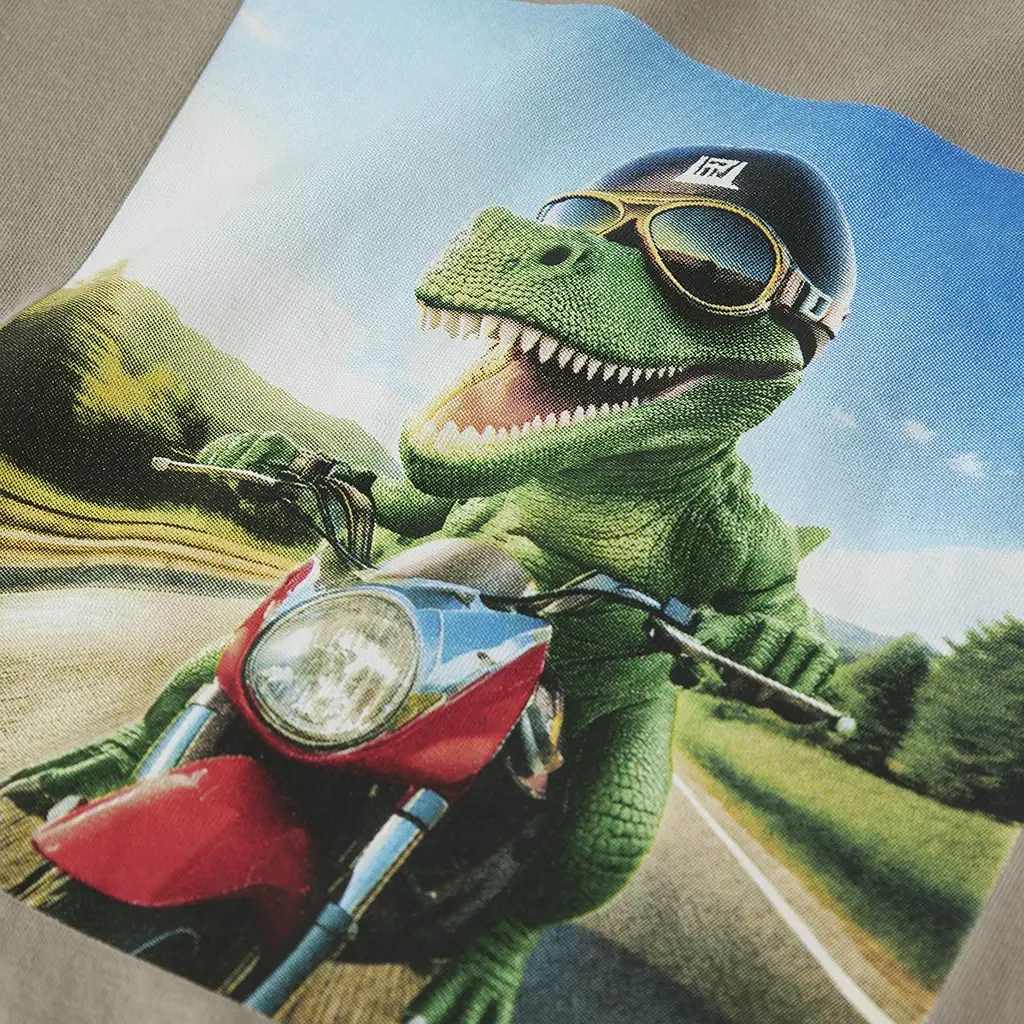 T-shirt Vota (vintage khaki dino)