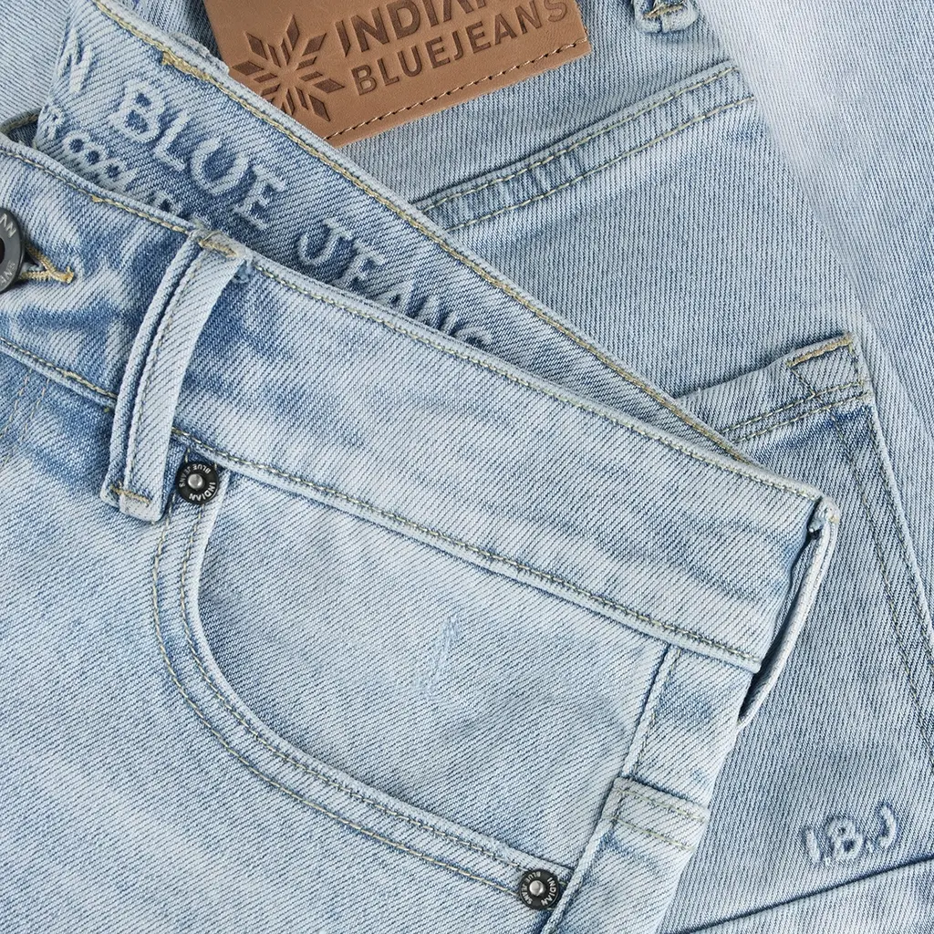 Spijkerbroek wide fit (light denim blue)
