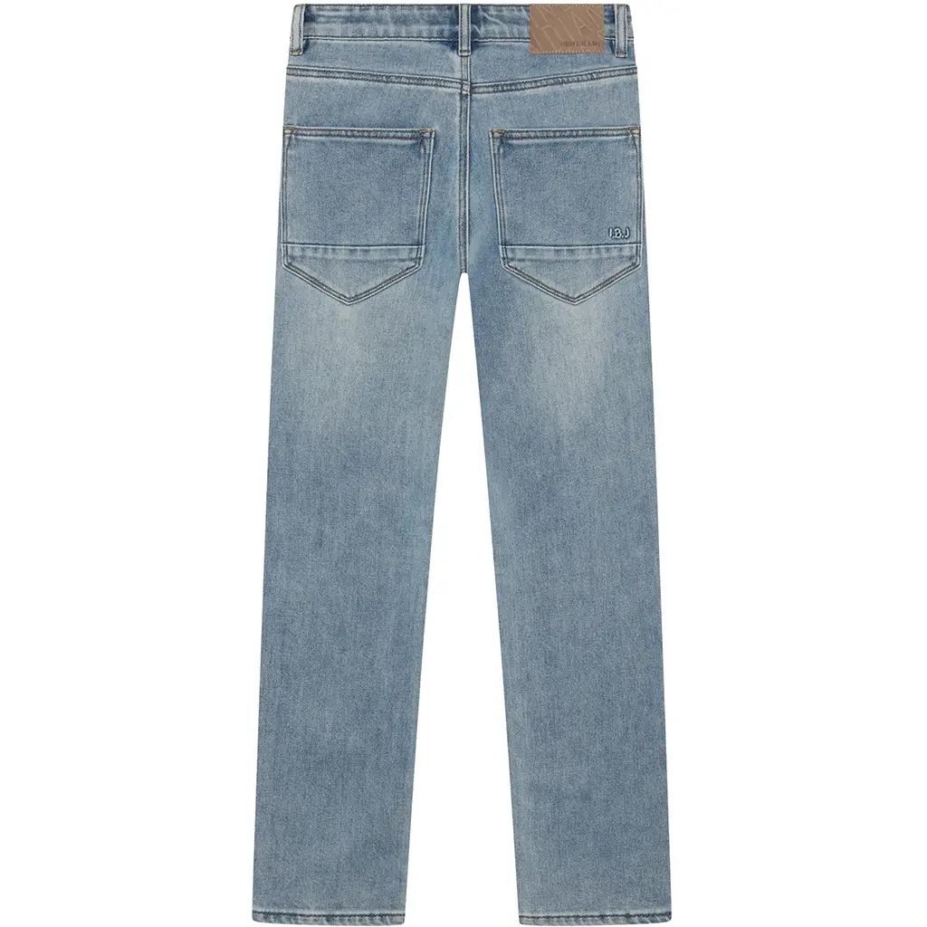 Spijkerbroek straight fit (used medium denim)