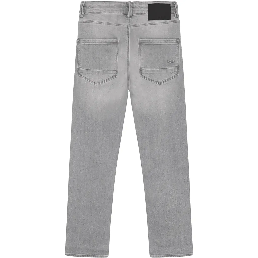 Spijkerbroek straight fit (light grey denim)