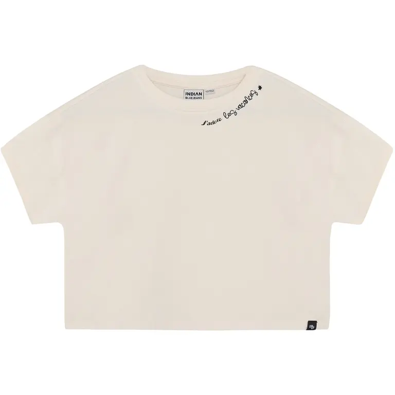 T-shirt cropped (sandshell)