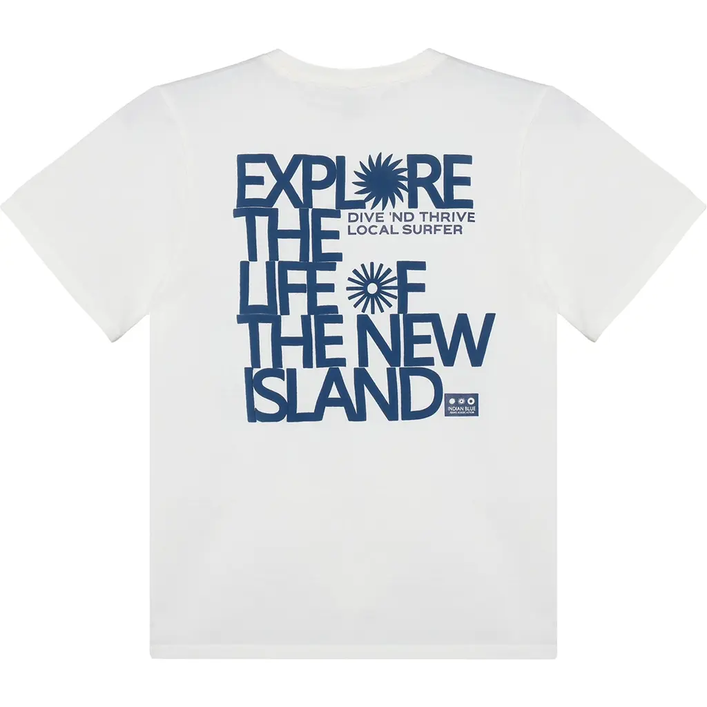 T-shirt backprint loose fit (cloud)