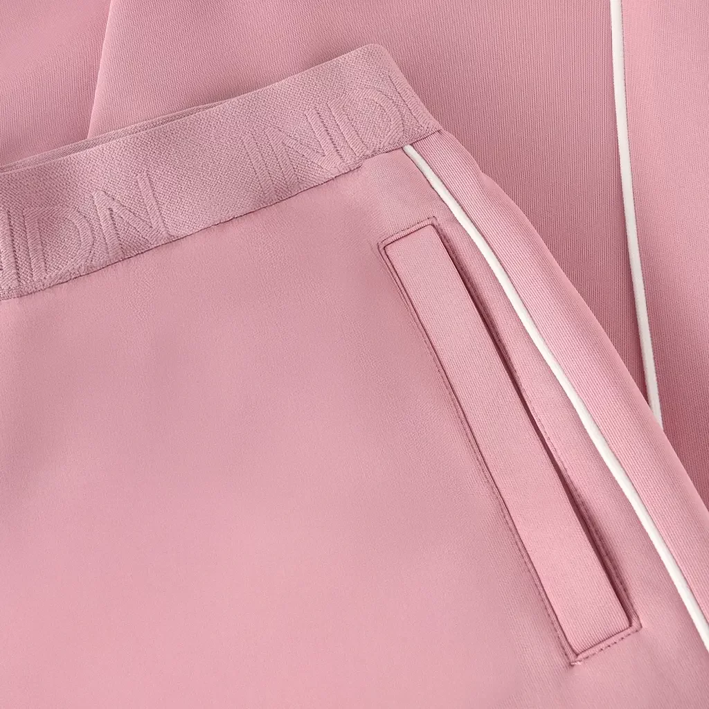 Broek wide fit (lilas)