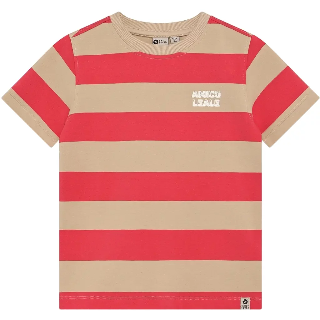 T-shirt stripe Backprint (chrysanthemum)