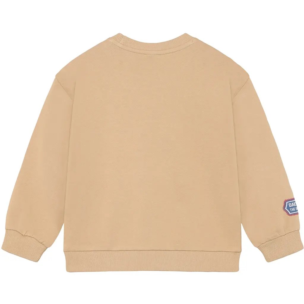 Trui Badges oversized (latte sand)