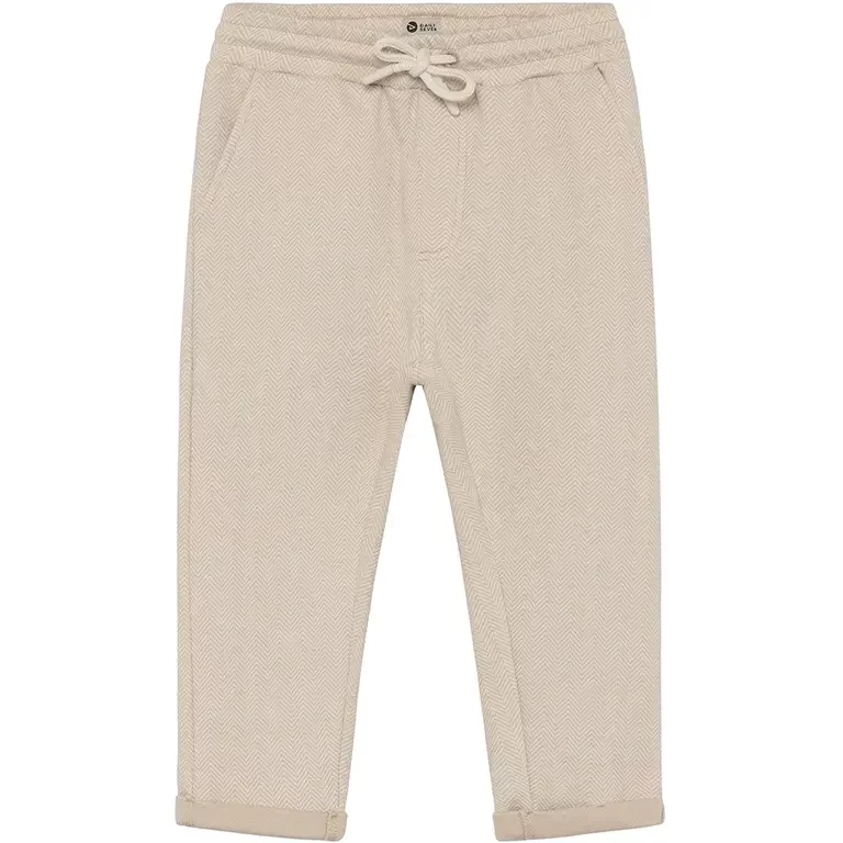 Broek herringbone (latte sand)