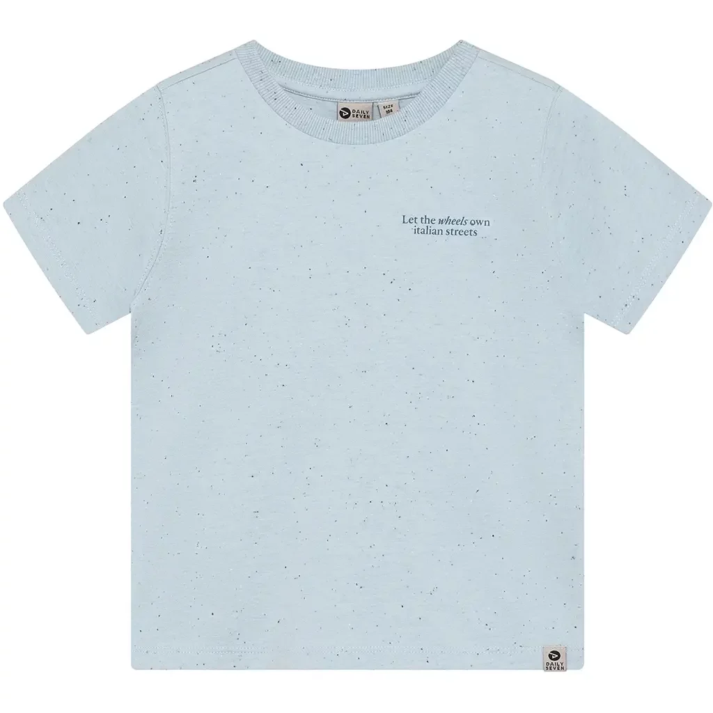 T-shirt backprint (celestial blue)