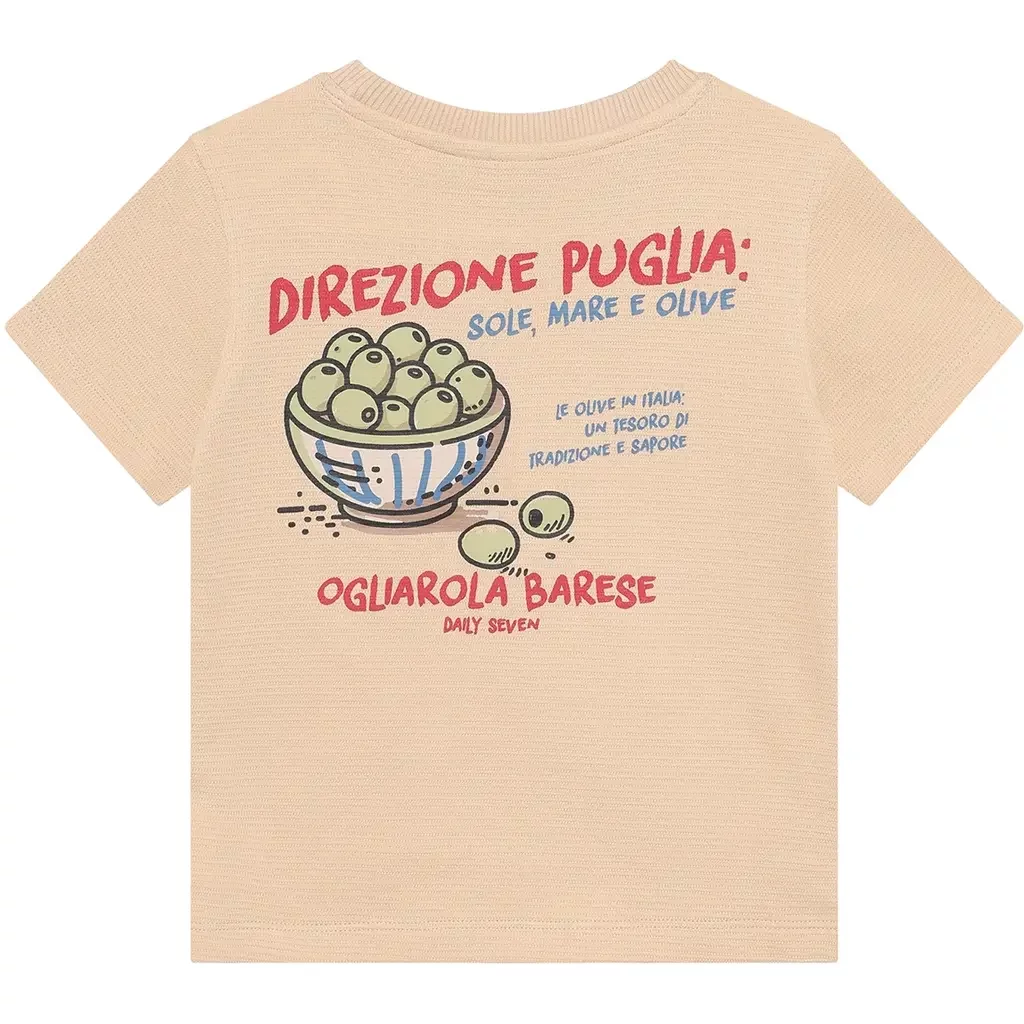 T-shirt Backprint (latte sand)