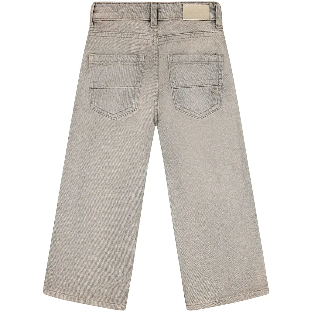 Spijkerbroek wide fit (used grey denim)
