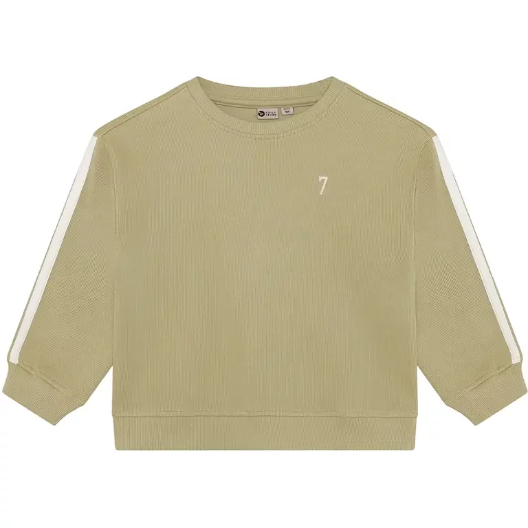 Trui oversized tape (pale olive green)
