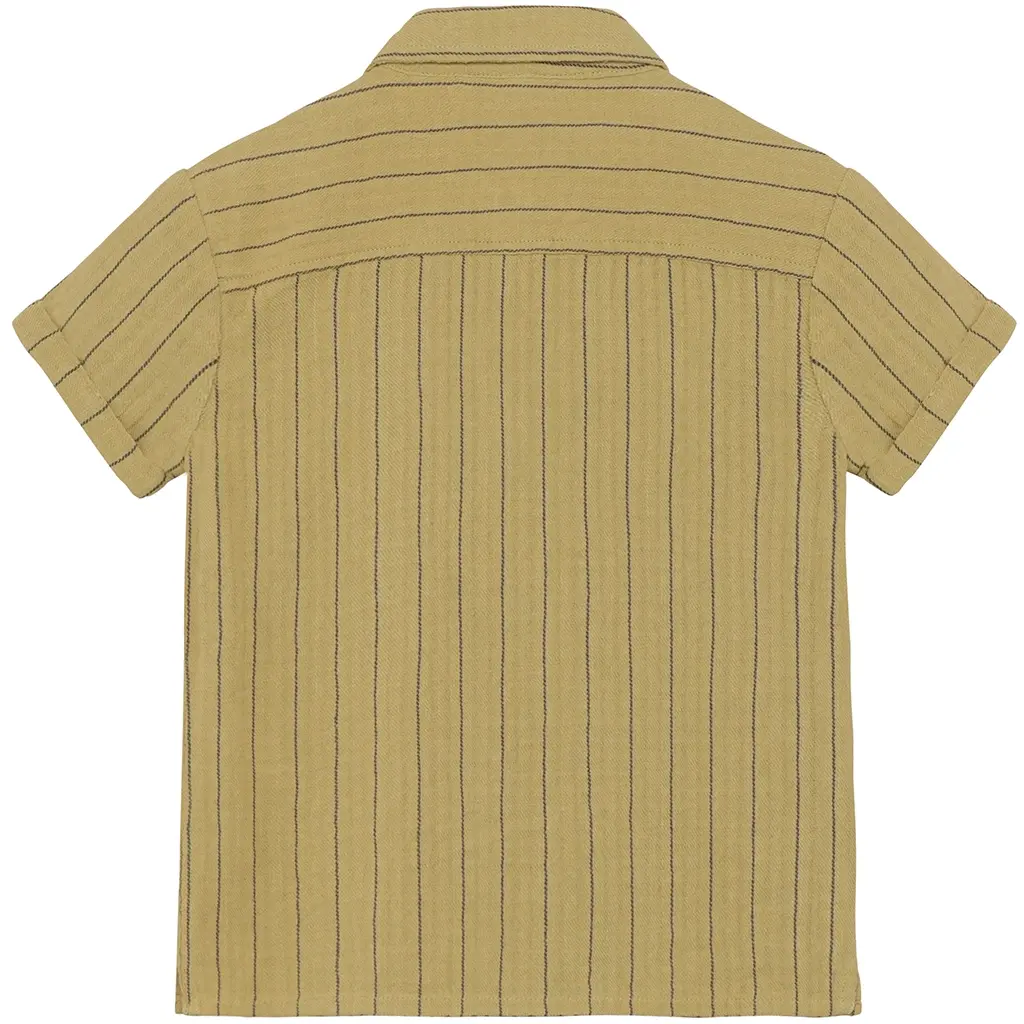 Overhemd stripe (pale olive green)