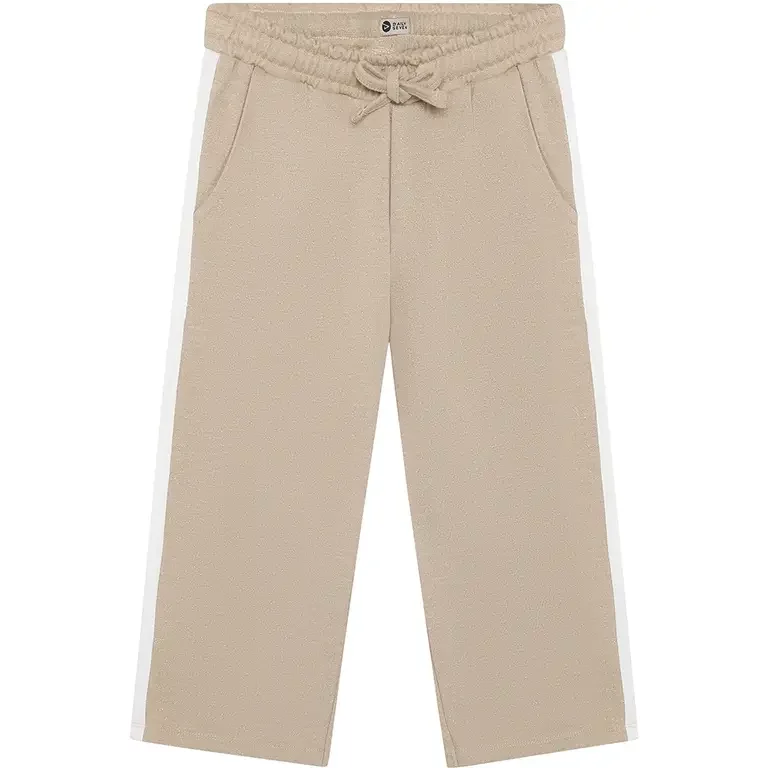 Broek wide fit glitter (latte sand)