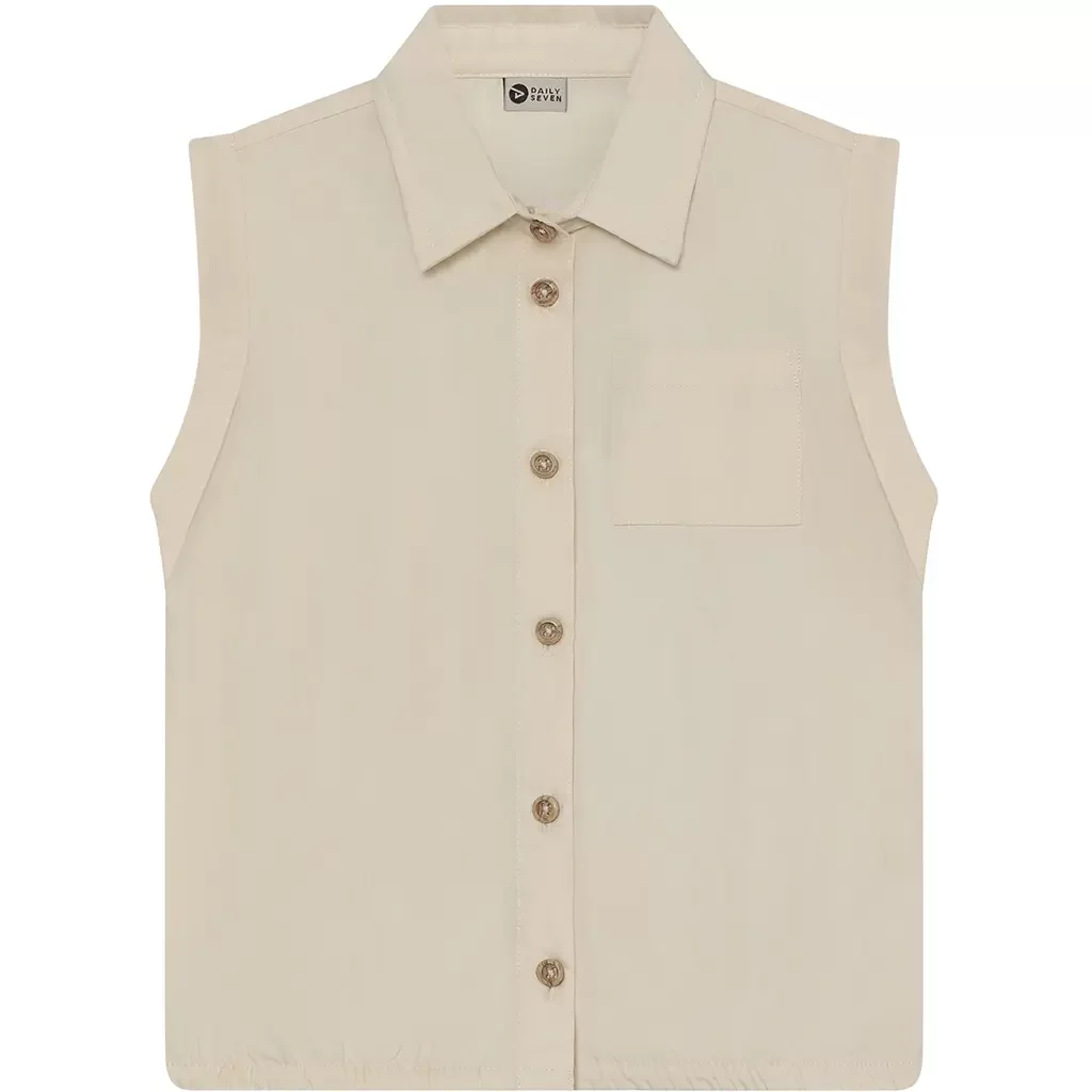 Topje Backprint (sandshell)