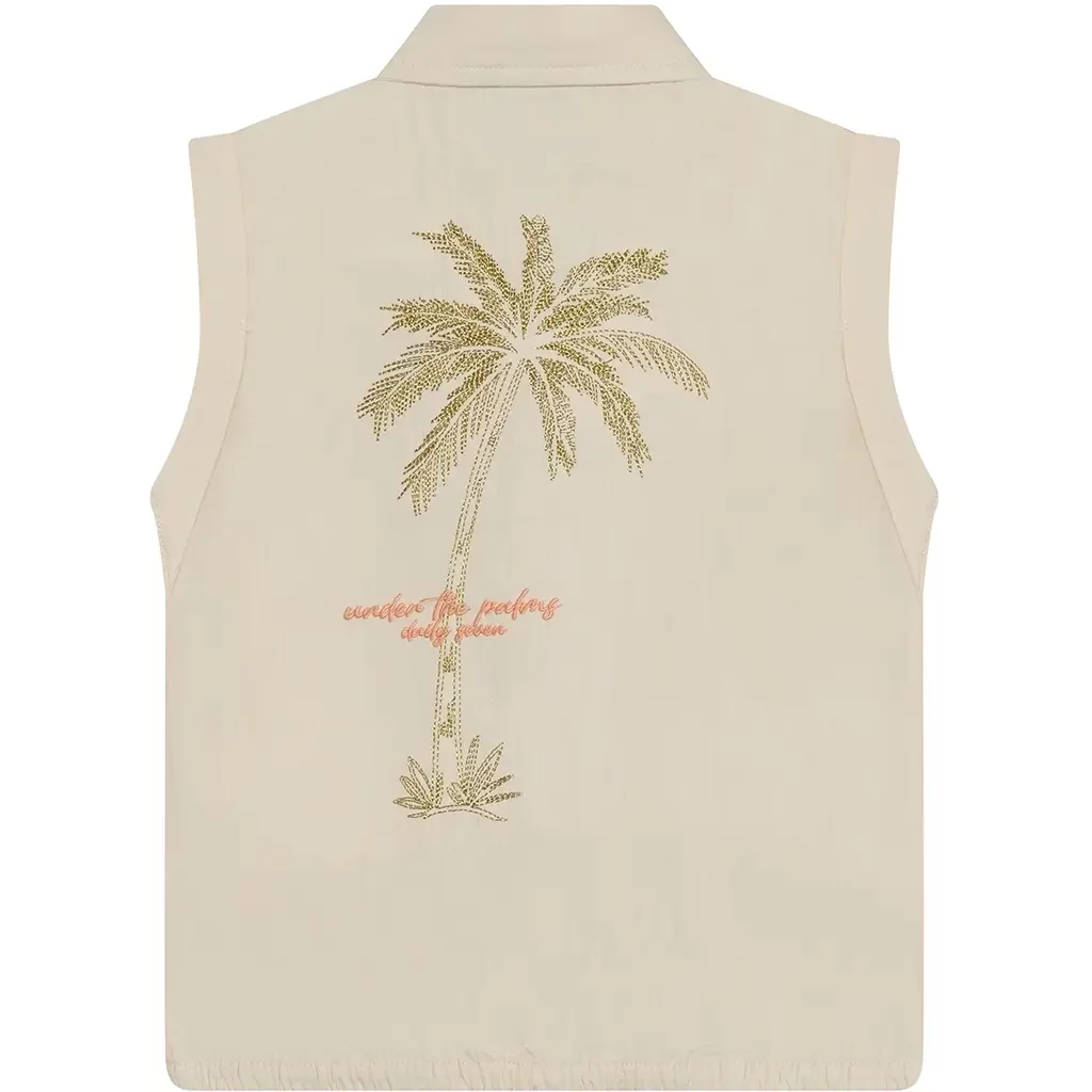 Topje Backprint (sandshell)