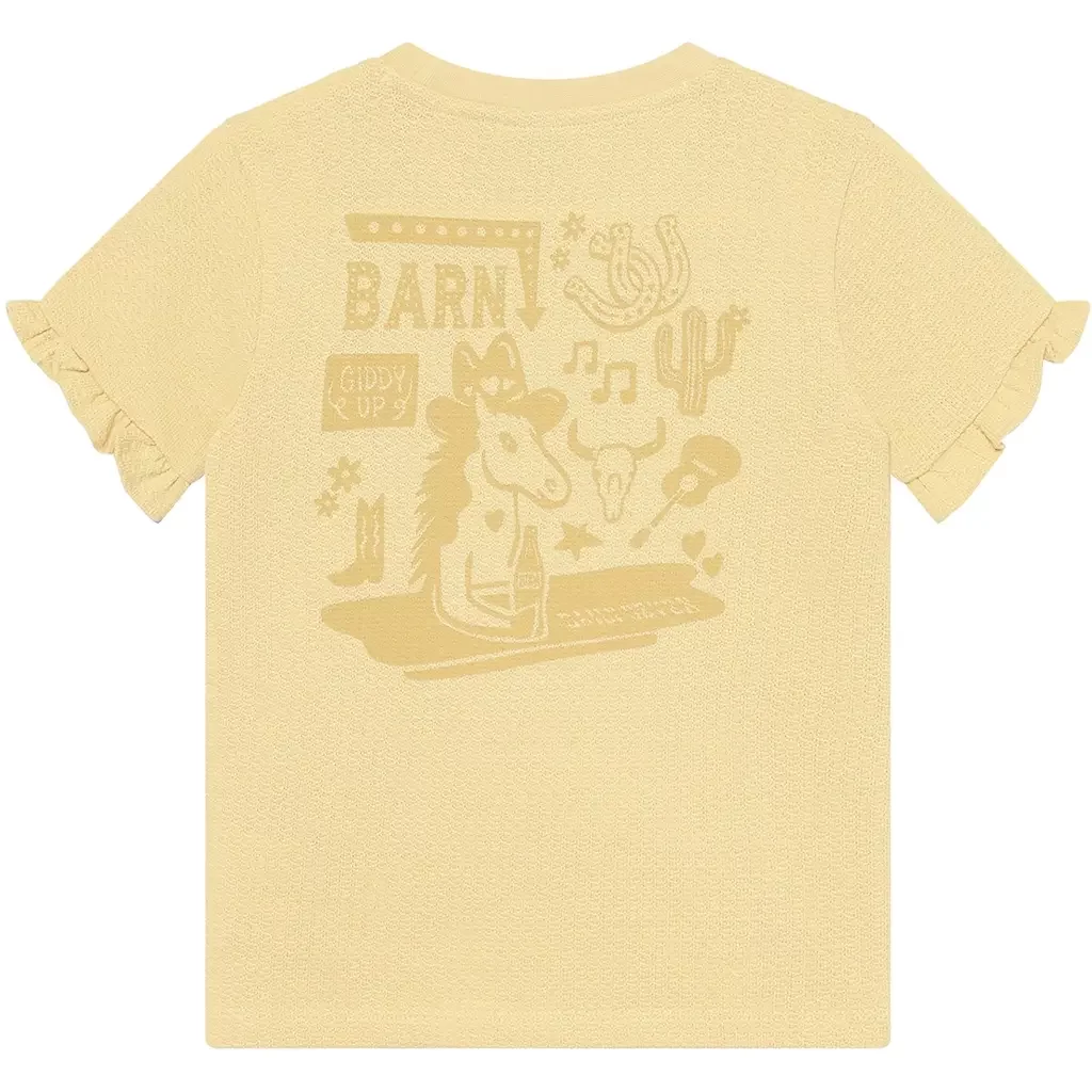 T-shirt Backprint (reed yellow)