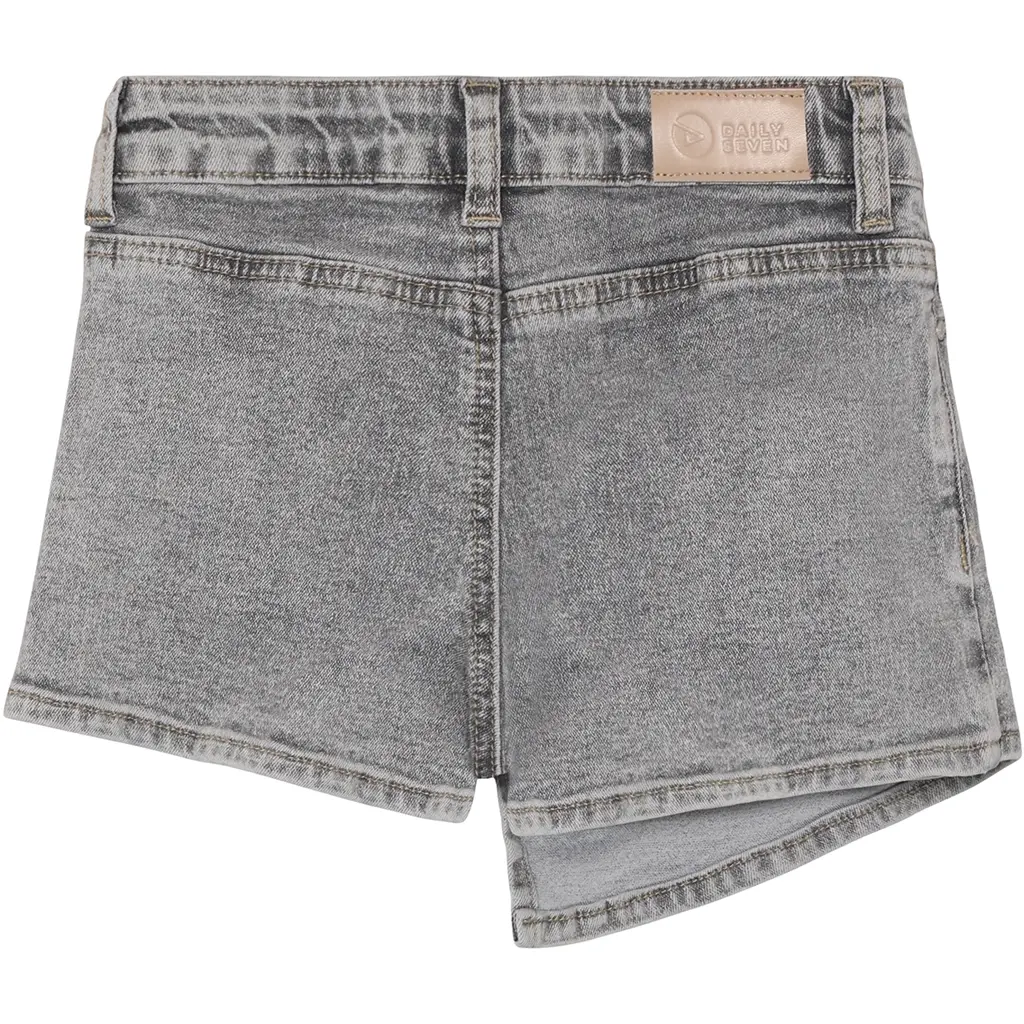 Spijker broek-rokje (grey denim)